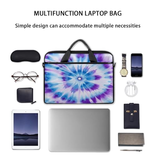 Bolsa para portátil con patrón Tie Dye 15 pulgadas miniatura 7