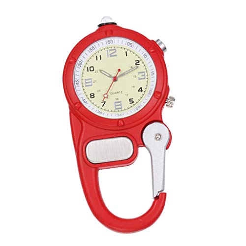 FLAMEER Montre à Gousset De Poche Mousqueton Unisexe Docteurs Infirmières Cover