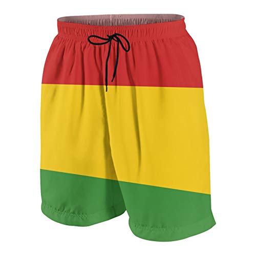 SARA NELL Men's Swim Trunks Reggae Rasta Flag Surfing Beach Board Shorts Swimwear2