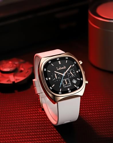 Image of Quadra 5681 Chronograph Watch for Women with Fashion-Led Dial Design, Silicone Strap Comfort, Luminous Hands & Date Display I Ladies & Girls | Casual, College, Everyday & Gifting