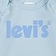 Levi’s Unisex Baby Lhn Poster Logo 2 Stück L/S Bodysu Nl0308 Overall, Vista Blue, 6 Monate