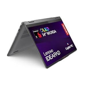 Lenovo IdeaPad 5 2-in-1 Gen 9 | 14 inch WUXGA OLED Touch Laptop| Snapdragon X X1-26-100 | Copilot+ PC | 16 GB RAM | 512 GB SSD | Wi-Fi 7 | USB-C | Windows 11 Home | Luna Grey