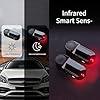 Solar Powered Fake Car Alarm LED Light, Red Flashing Anti-Theft Warning Lamp with Light Sensor, USB Backup Charging, Simulated Vehicle Security System for Cars, Trucks, Motorcycles #3
