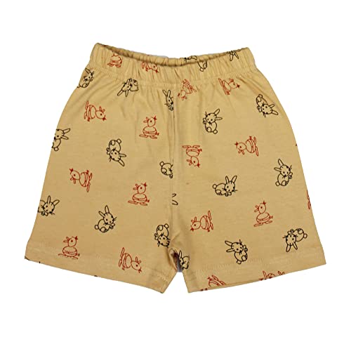 Image of DIAZ Kids Regular Fit Cotton Shorts - Pack of 229