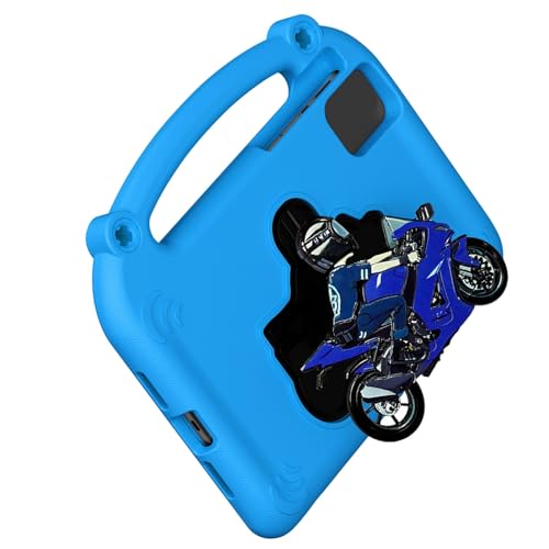 Funda Pad X8A 11 de espuma EVA azul con soporte antichoque para niños 2