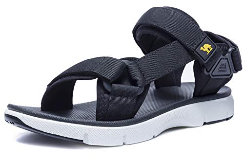 CAMELSPORTS Menâ€™s Sports Sandals Outdoor Strap Athletic Sandals Comfortable Beach Fisherman Water Shoes