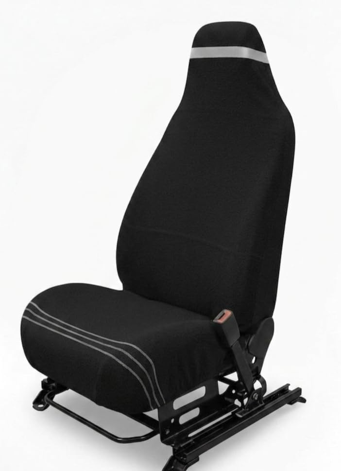 Image of Car Seat Towel Cover, Universal Size 76x152 cm, Soft and Comfortable Seat Protector for All Cars, Single Pack of 1 (1, Black car, 30x60inc)