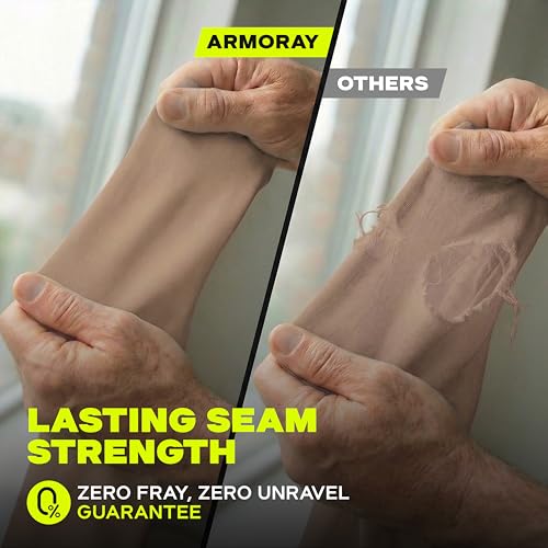 Image of ARMORAY Arm Sleeves for Men and Women - UV Sun Protection Cooling Compression - Tattoo Cover Up Sleeve for Daily Wear & Work