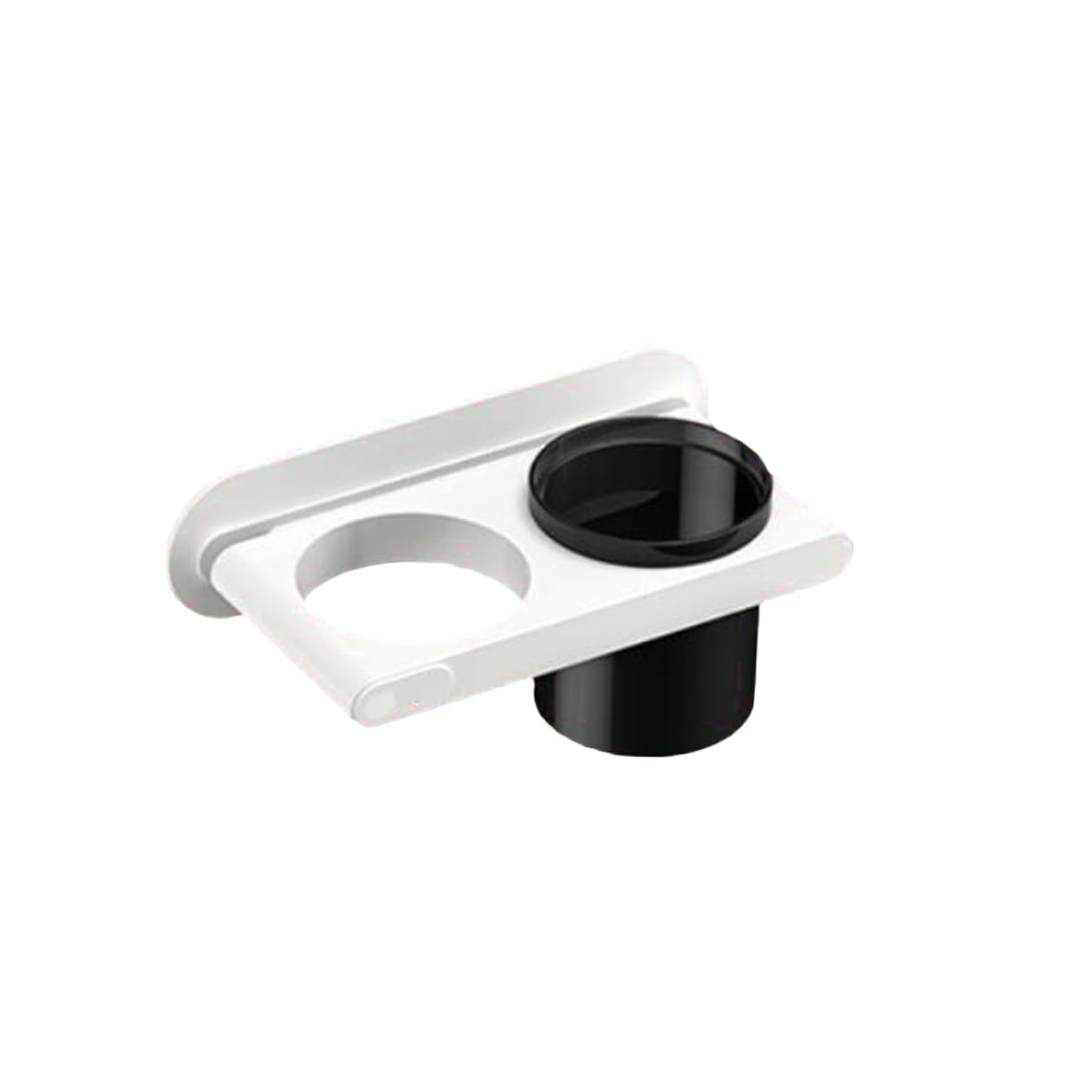 BDAYEK Hair dryer holder Barber Tool Rack，Hairdressing Scissors Holder，Hair Dryer Rack Wall Mount No Drilling Storage Organizer Easy Install Bathroom