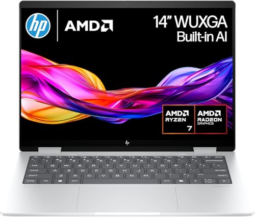 HP Envy x360 14-fa0501sa 14" 2-in-1 Laptop | AMD Ryzen 7 8840HS | 16GB RAM | 512GB SSD | 1920 x 1200 Touchscreen | 5MP Webcam | Windows 11 Home | Silver - Image 7