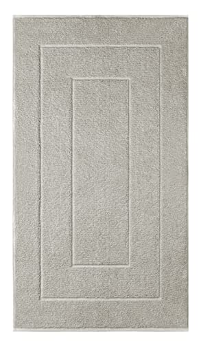 Lashuma Tapis de salle de bain à séchage rapide Gris galets lavable 50 x 90 cm Londres Cover