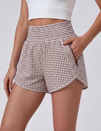 Image of BMJL 2.5 inch Athletic Shorts for Women Comfy High Waisted Short with Pocket