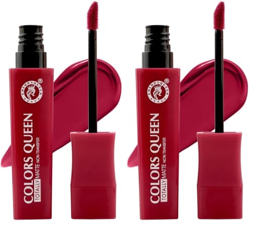 Image of Colors Queen Totally Matte Liquid Lipstick | Intense Color Payoff, Lightweight & Comfortable, One Swipe Application | Long Lasting, Non Transfer Liquid Lipstick for Women (12 - Very Me, 7.5g)