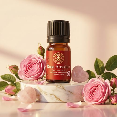 Aceite Esencial Puro de Rosa Absoluta Orgánico 5ml miniatura 2