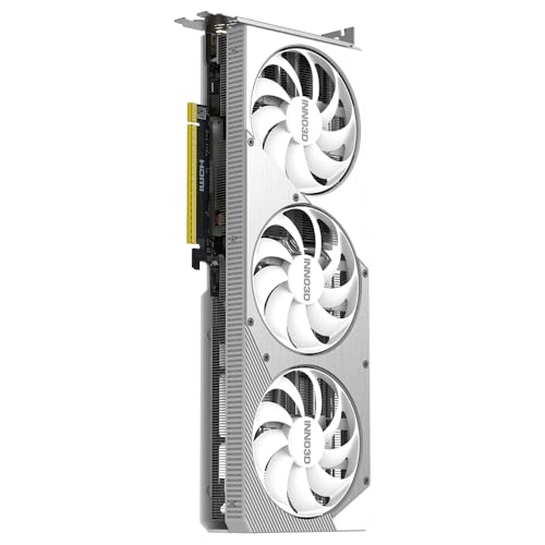 Image of Inno3D NVIDIA GeForce pci e 4 RTX 5070 Ti X3 OC 16GB GDDR7 256 Bit PCI Express Gen 5 Gaming Graphics Card- N507T3-16D7X-176068W (White)