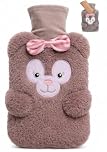 ZOVEXA 2L Extra Large Hot Water Bottle with Plush Koala Bear Cover, Natural Rubber Hot Water Bag for Hand & Feet Warmer, Pain Relief, Period Cramps, Neck & Shoulder -leak proof- BS 1970:2012 Certified
