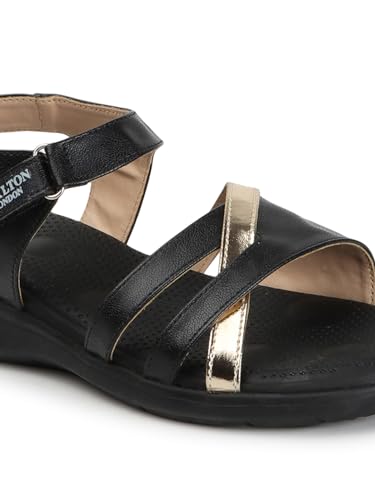 Image of Carlton London women's Lightweight Comfort Wedge Heel Back strap Sandals
