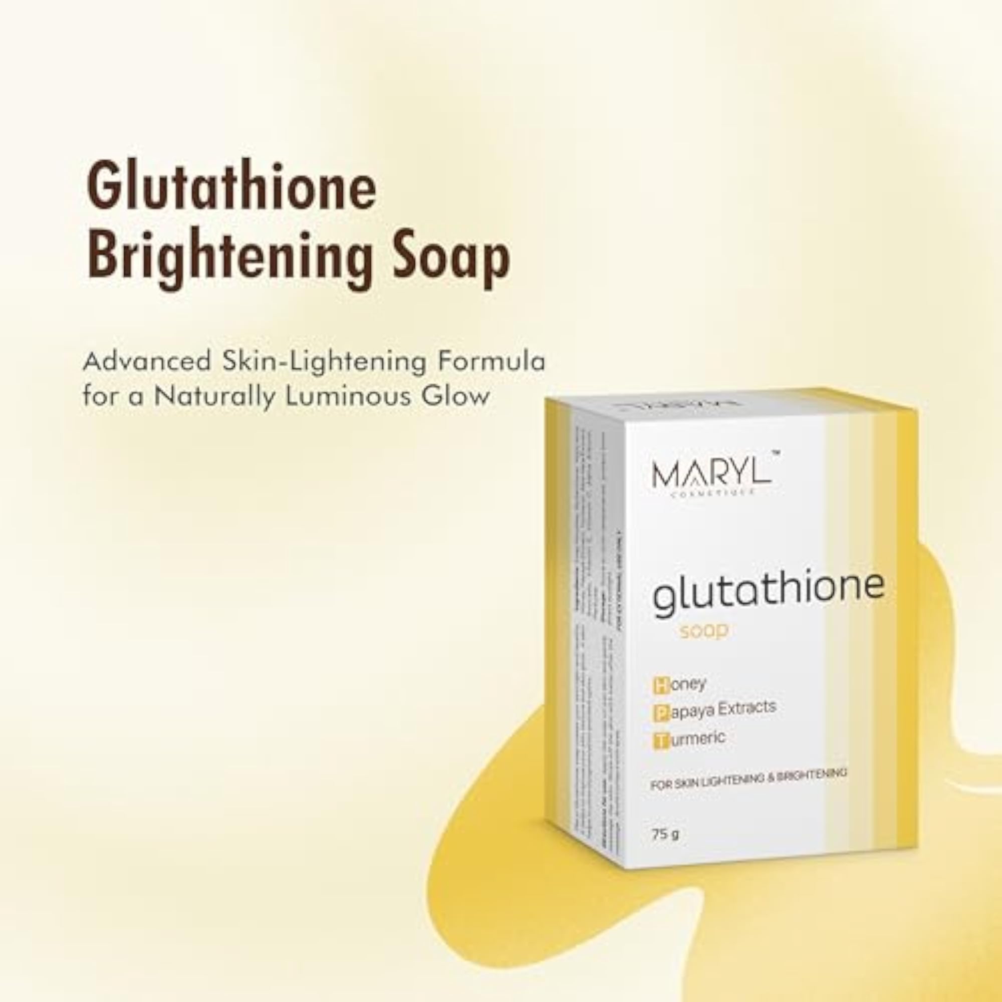 Glutathione Soap with Honey, Papaya & Turmeric + Body Yogurt