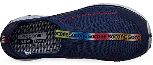 Image of Men's Quick Drying Aqua Water Shoes,3-Second Drainage & All-Terrain for Swimming,Hiking,Yoga