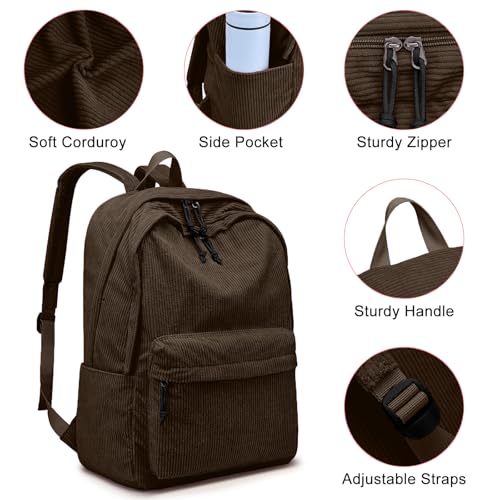 Image of ZUBOND Backpack for School Girls and Boys, Lightweight School Bookbag for Teens, College Students Women & Men, Cute Large Laptop Backpack Fits 15.6 Inch Notebook
