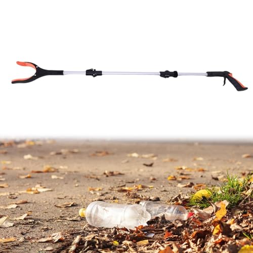 Garende Pegador dobrável, pegador, pegador de mão, ferramenta leve, coletor de lixo para jardim domé