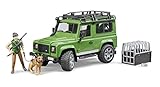 Bruder 02587 - Land Rover Defender Station Wagon mit Förster und Hund