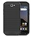CAT S48C Case, Wireless ProTECH Flex Skin Material Case for Caterpillar CAT S48C phone (Black)
