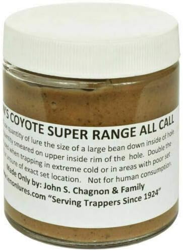 Lenon's Coyote Super Range All Call Coyote Lure 8 oz Long Liner Trapper's