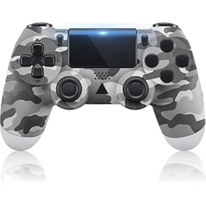 Kecio Wireless Controller for PS4 Remote, ps4 Gamepad for Playstation 4/Pro/Slim Console Gaming Control with Headset…