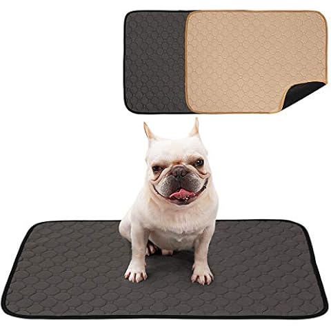 BePetMia Training & Puppy Pads For Dogs, Super Absorbent, Washable And Re-Usable Pee Pad For Dog And Other Domestic Pets, Mats Usable For Cage, Bed Of Pets (S: 24 * 18 inch, Beige) Cover