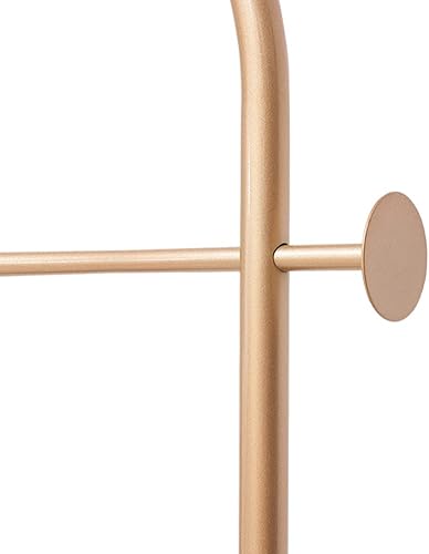 Miniatura 3 de Perchero dorado con base de mármol, soporte de metal moderno para dormitorio, perchero resistente para bolsa, sombrero, bufanda, chaqueta
