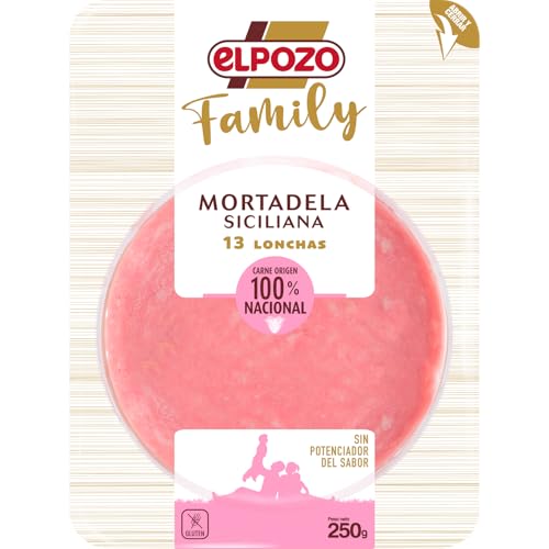 Elpozo Family Mortadela Siciliana 250 gramos
