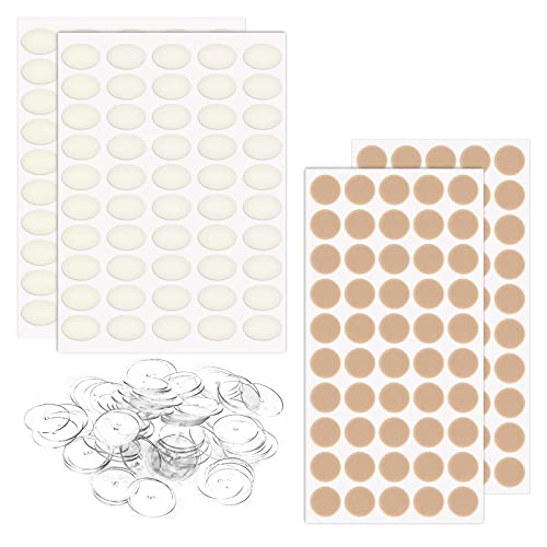 Abeillo Lot de 300 Patchs de Soutien de Lobe pour Boucles d'oreilles, Coussinets de Soutien Respirants pour Boucles d'oreilles Lourdes pour Soutenir de Grandes Boucles d'oreilles Lourdes Cover