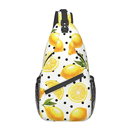 Borsa a tracolla per frutta a pois bianco nero borsa a casual a da escursionismo zaino a a da viaggio per uomo donna
