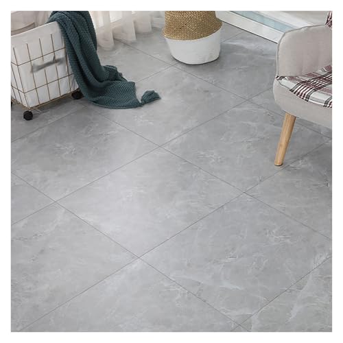 Stone-Effect DIY-Friendly Floor Tiles, Waterproof and Slip-Resistant, Easy Installation Without Tools Floors Sticker for Tenants/Shops(C3-31.5x31.5in)