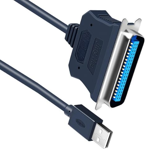 ljhnba USB to CN36 Parallel Printer Cable CN36 Converter 36Pin Port Adapter Line for Computer PC Device Converter Cable