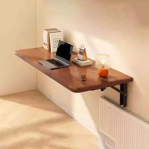 Établi pliable de 60 cm en bois avec table murale à abattant