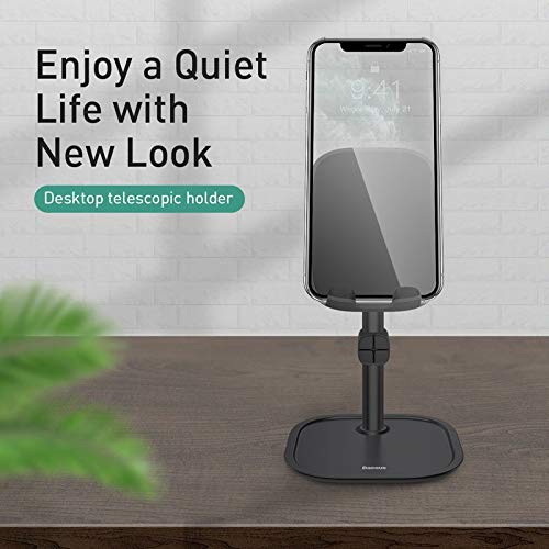 Image of Baseus Literary Youth Desktop Bracket Holder Stand for Smartphone Tablet (Black)