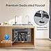 Waterdrop TSB 8 Layer Under Sink Water Filter, Reduces PFAS, PFOA/PFOS, Fluoride, Chlorine, Bad Taste & Odor, with Dedicated Faucet, NSF/ANSI 42 Certified Element, Under Sink Water Filtration System