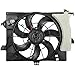 SCITOO 620442;622590 Automotive Cooling Fan Assembly Compatible for 2012-2013 for Hyundai for Accent 1.6L 2012-2014 for Hyundai for Veloster 1.6L 2012-2017 for Kia for Rio 1.6L