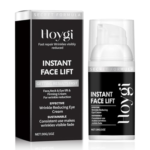 Crema de Ojos Firme Instantánea 30g, Contorno de Ojos Hidratante, Crema Antiojeras Mujer, Crema Contorno de Ojos, Crema Reparadora de Ojos, contra Bolsas y Ojeras, Arrugas