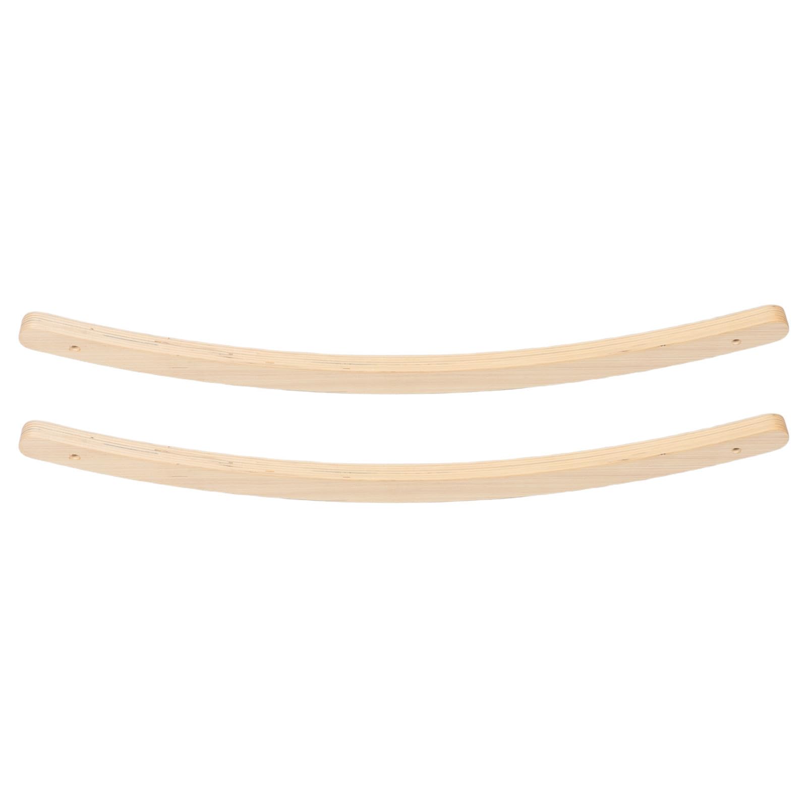 TOYANDONA 2 Stück Gebogene Schaukelstuhl Holzbeine mit Vorbohrung, 81cm