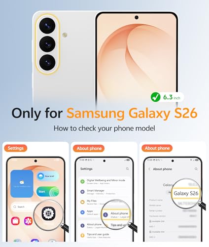 Image of FNTCASE for Samsung Galaxy S26 Case: [Fit for Magsafe] [Full Camera Protection & Screen Protector] Translucent Matte Military Grade - Shockproof Protective Phone Cover for Samsung S 26 - Desert Gold