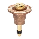Orbit 54072 Brass Pop-Up Flush Head Sprinkler with Quarter Pattern Spray Nozzle