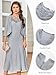 GRACE KARIN Women 2025 Sequin Two Pieces of Wedding Dress Solid Light Gray M
