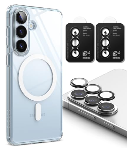 Coque haut de gamme Ringke Fusion pour Samsung S26 Plus, étui magnétique transparent renforcé