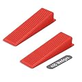 400 Pcs Reusable Tile Leveling System Wedges Suitable for 1/8" spacers, 1/16" spacers, 1/32" spacers Tile Installation