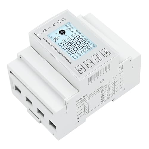 Compteur d'énergie intelligent triphasé TAC4300 bidirectionnel RS485 rail DIN