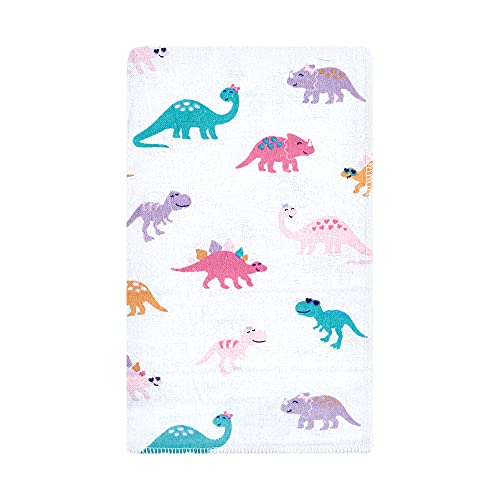 Image of Hudson Baby Unisex Baby Cotton Flannel Burp Cloths, Cuteasaurus, One Size