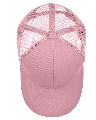 Image of Gelante Mesh Trucker Baseball Cap Snapback Hat Structured Front Panel